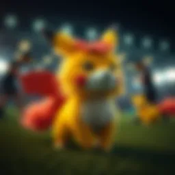 Conceptual illustration of Toto Pokemon