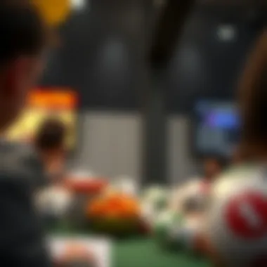 Visual representation of lottery draw results