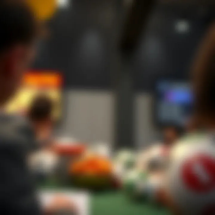 Visual representation of lottery draw results