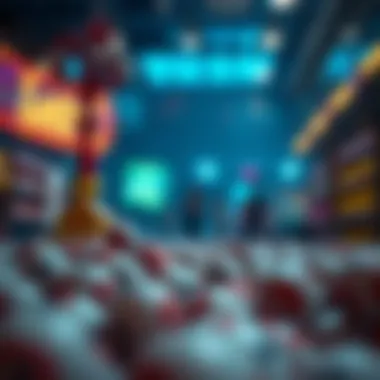 Abstract representation of a lottery concept