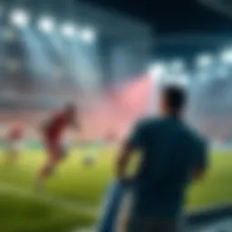 Conceptual illustration of the under-over betting system