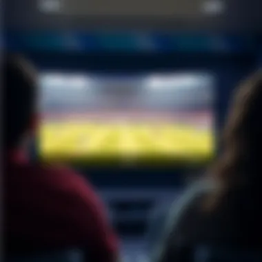 A user-friendly interface showcasing sports viewing options