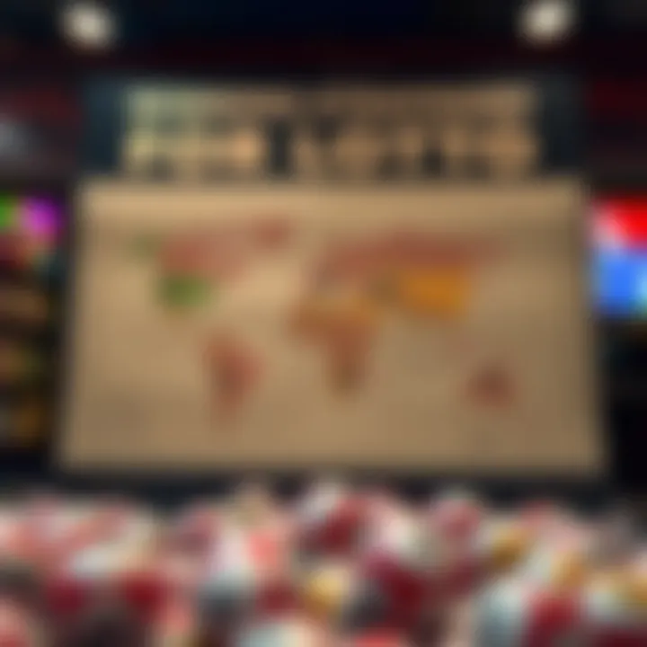 A strategic map highlighting strategies for winning the lottery